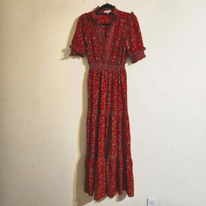 Max Studio Tiered Floral Maxi Dress